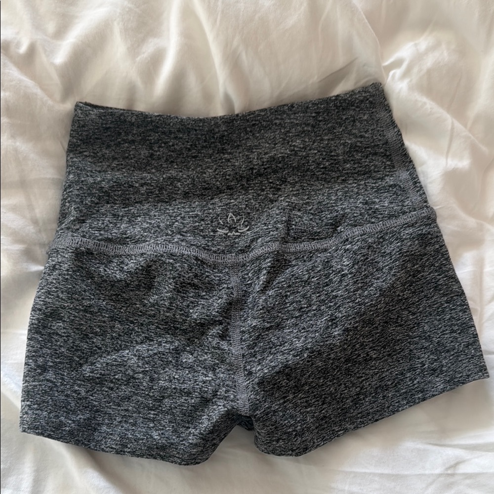 Beyond Yoga Charcoal Athletic Shorts - Picture 3 of 3